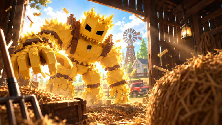 A closer look at the hay you will be clearing by the truckload